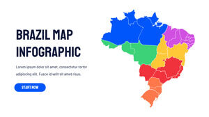Darmowy szablon Powerpoint dla Brazylii