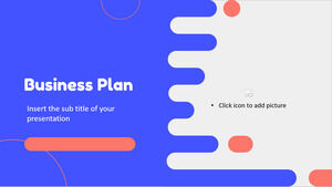 Free Powerpoint Template for Blue Fluid Business Plan