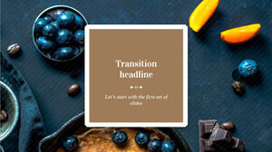 Free Powerpoint Template for Transition headline