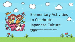 Activități elementare pentru a sărbători Ziua Culturii Japoneze