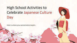 日本の文化の日を祝う高校の活動