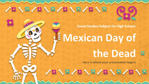 Materia di studi sociali per il liceo: il giorno dei morti messicano