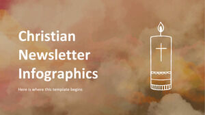 Infografiki chrześcijańskiego biuletynu