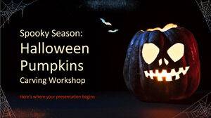 Spooky Season: Halloween Pumpkins Carving Workshop