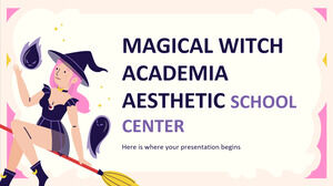 Magical Witch Academia Aesthetic School Center