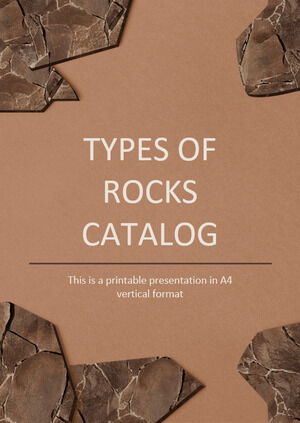 أنواع كتالوج الصخور