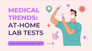 Tendencias médicas: pruebas de laboratorio en el hogar