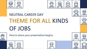 Tema Neutral Career Day per tutti i tipi di lavoro