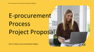 Propunere de proiect pentru procesul de achiziție electronică