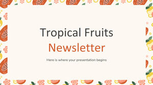 Boletim de Frutas Tropicais
