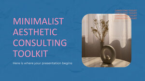Kit de ferramentas de consultoria estética minimalista