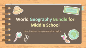 Pacchetto geografia mondiale per la scuola media