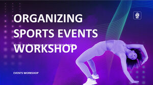Workshop de Organização de Eventos Esportivos