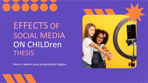 Tesi sugli effetti dei social media sui bambini