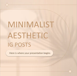 Posti IG estetici minimalisti