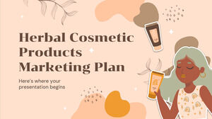 Bitkisel Kozmetik Ürünler Pazarlama Planı