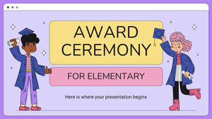 Cerimônia de premiação do Ensino Fundamental