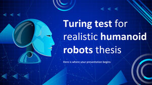 Prueba de Turing para tesis de robots humanoides realistas