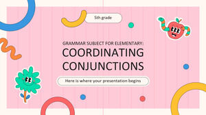 Grammatikfach Grundstufe - 5. Klasse: Koordinierende Konjunktionen