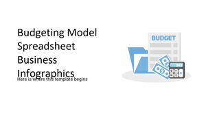 Таблица модели бюджетирования Бизнес-инфографика