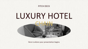 Luxury Hotel Chain Pitch Deck PowerPoint Templates Free Download