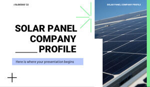 Profilul companiei cu panouri solare