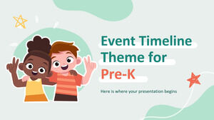 Event-Timeline-Design für Pre-K