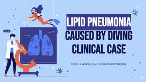 Lipid Pneumonia Caused by Diving Clinical Case