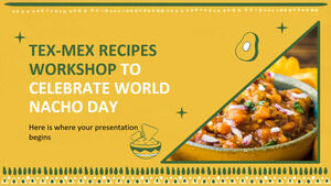 Tex-Mex Recipes Workshop to Celebrate World Nacho Day