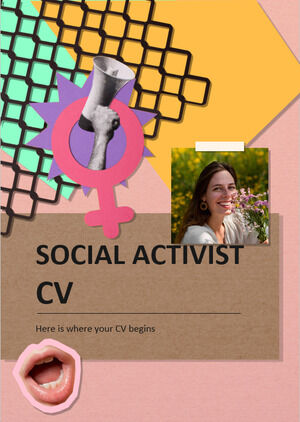 CV di attivista sociale