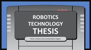 Robotik Teknoloji Tezi