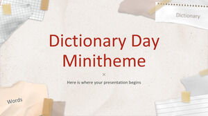 Minitema do Dia do Dicionário