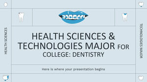 Kolej için Sağlık Bilimleri ve Teknolojileri Anabilim Dalı: Diş Hekimliği