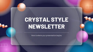 Newsletter im Kristallstil
