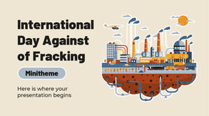 Internationales Tag gegen Fracking Minithema