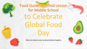 Food Guide Pyramid Lesson for Middle School to Celebrate Global Food Day