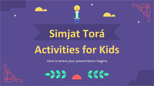 Simjat Tora Aktivitäten für Kinder