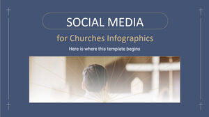 教会信息图表的社交媒体