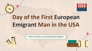 Day of the First European Emigrant Man in the USA
