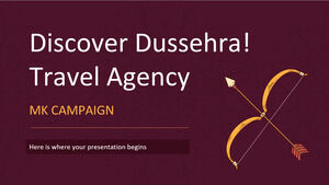 Entdecken Sie Dussehra! Reisebüro MK-Kampagne