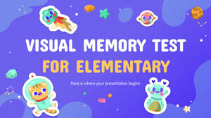 Teste de Memória Visual para Elementar