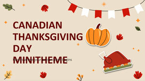 加拿大感恩节迷你主题