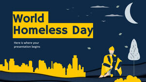 Día mundial de las personas sin hogar
