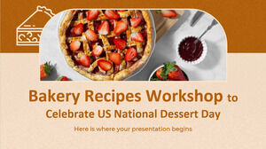 Warsztaty Przepisów Piekarniczych z okazji Narodowego Dnia Deserów w USA