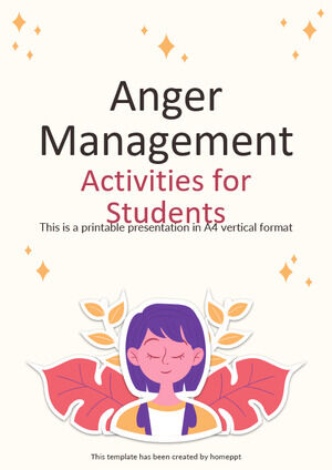 Atividades de controle da raiva para alunos