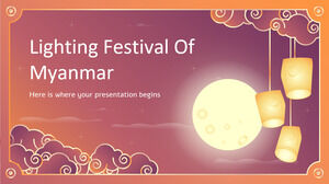 Festivalul de iluminat din Myanmar
