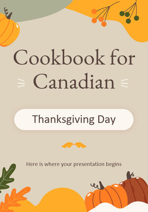 Libro de cocina para el Día de Acción de Gracias canadiense