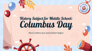 Materia di storia per la scuola media: il Columbus Day
