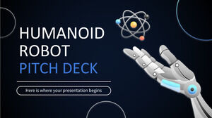 Pitch Deck Robot Humanoïde