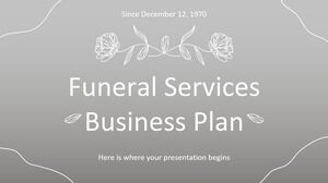 خطة عمل خدمات الجنازة